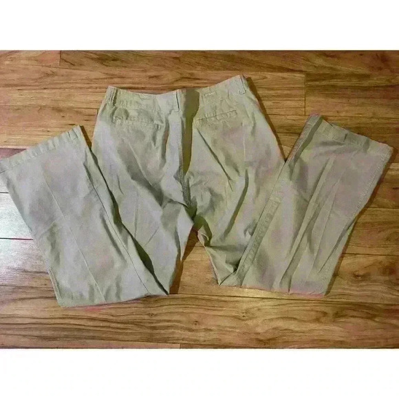 Woolrich Khakis Pants Women's Sz. 12 Cotton Blend Beige Straight Leg - Picture 4 of 5